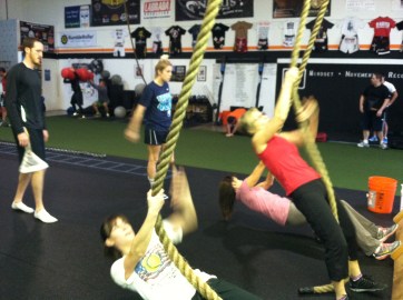 My mom and sister in town for a metabolic workout around the holidays!