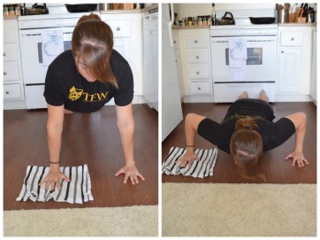 Towel push up