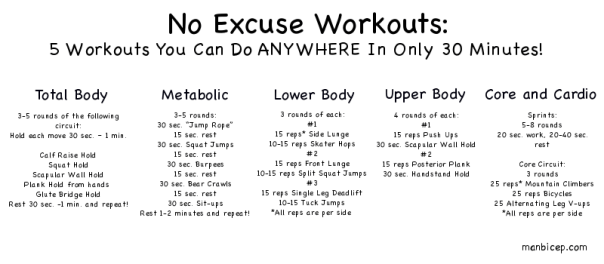 at home workouts