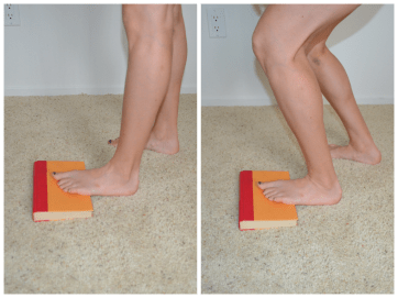 standing dorsiflexion stretch