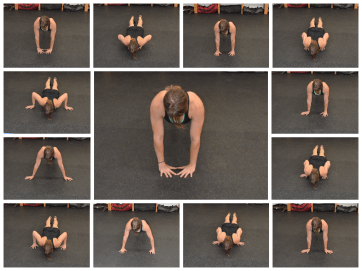 close push up to wide push up