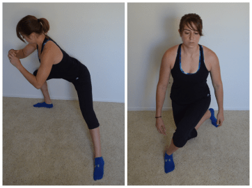 Rotational Lunges