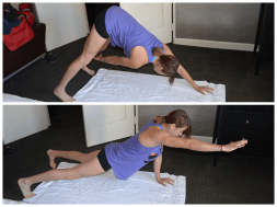 hip hinge plank