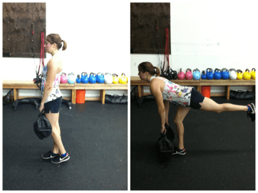 sandbag deadlift
