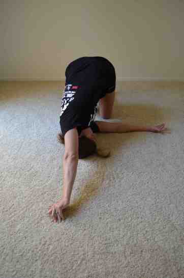 upper back and lat stretch