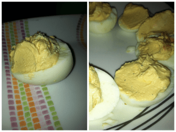 buffalo blue cheese deviled eggs recipe