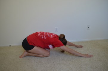 low back and lat stretch