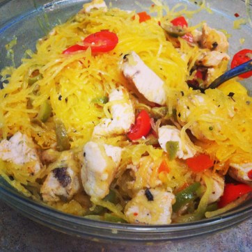 spaghetti squash pasta