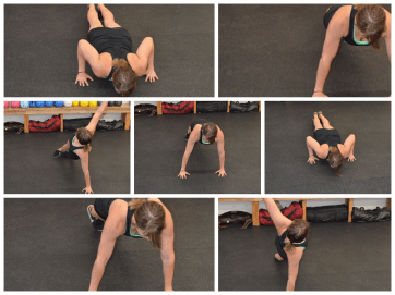 push up to side plank