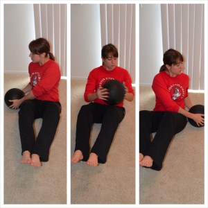 Russian Twists with Med Ball